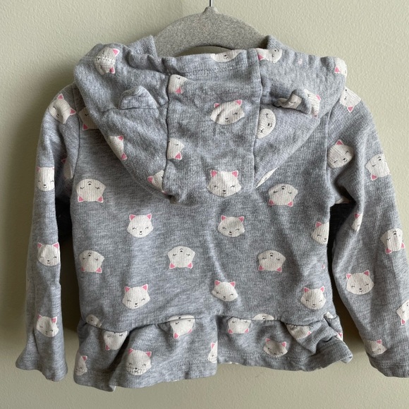 Carters Children’s Girl Cat Jacket - Picture 2 of 3